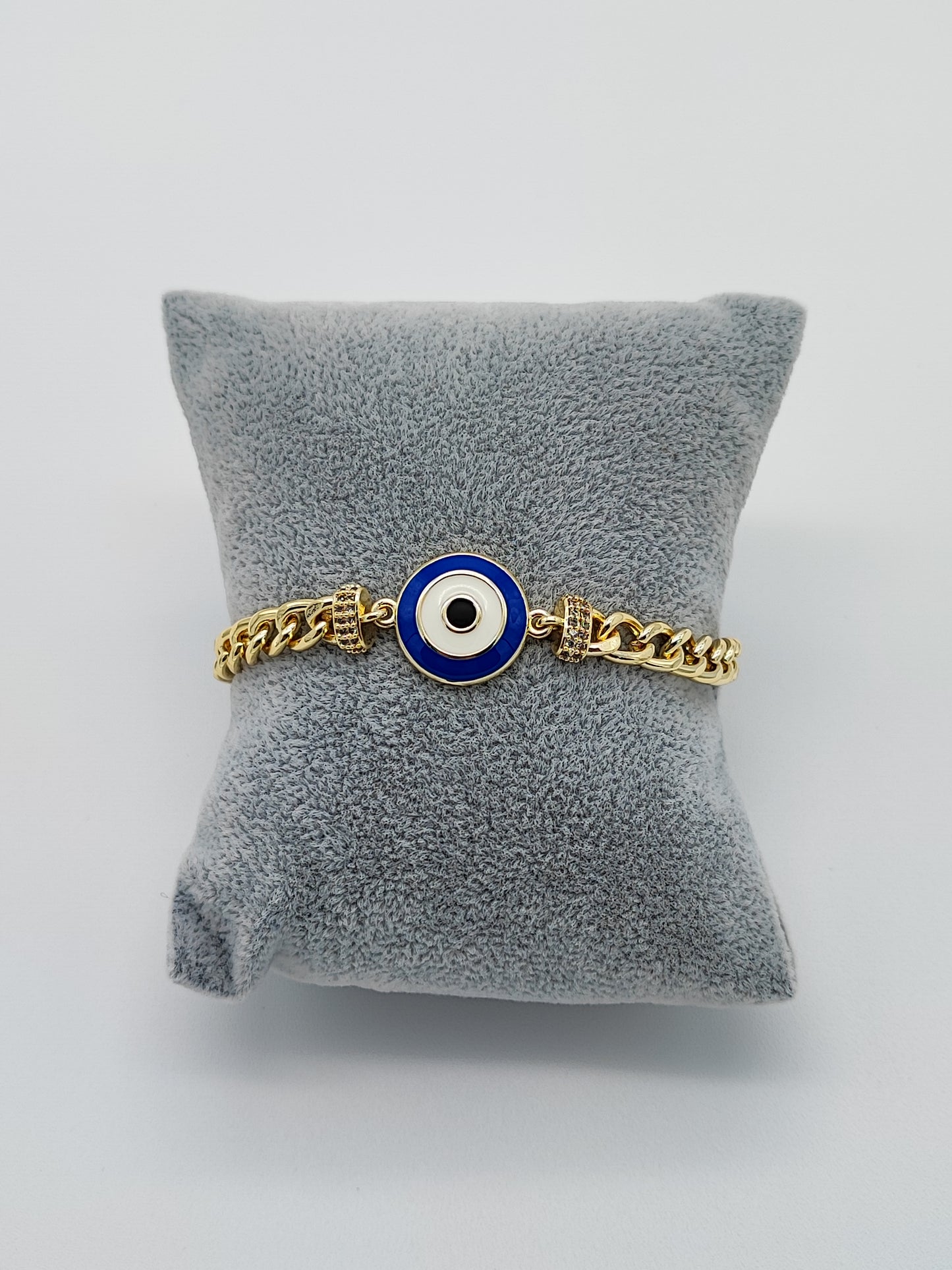Pulsera con ojo azul marino