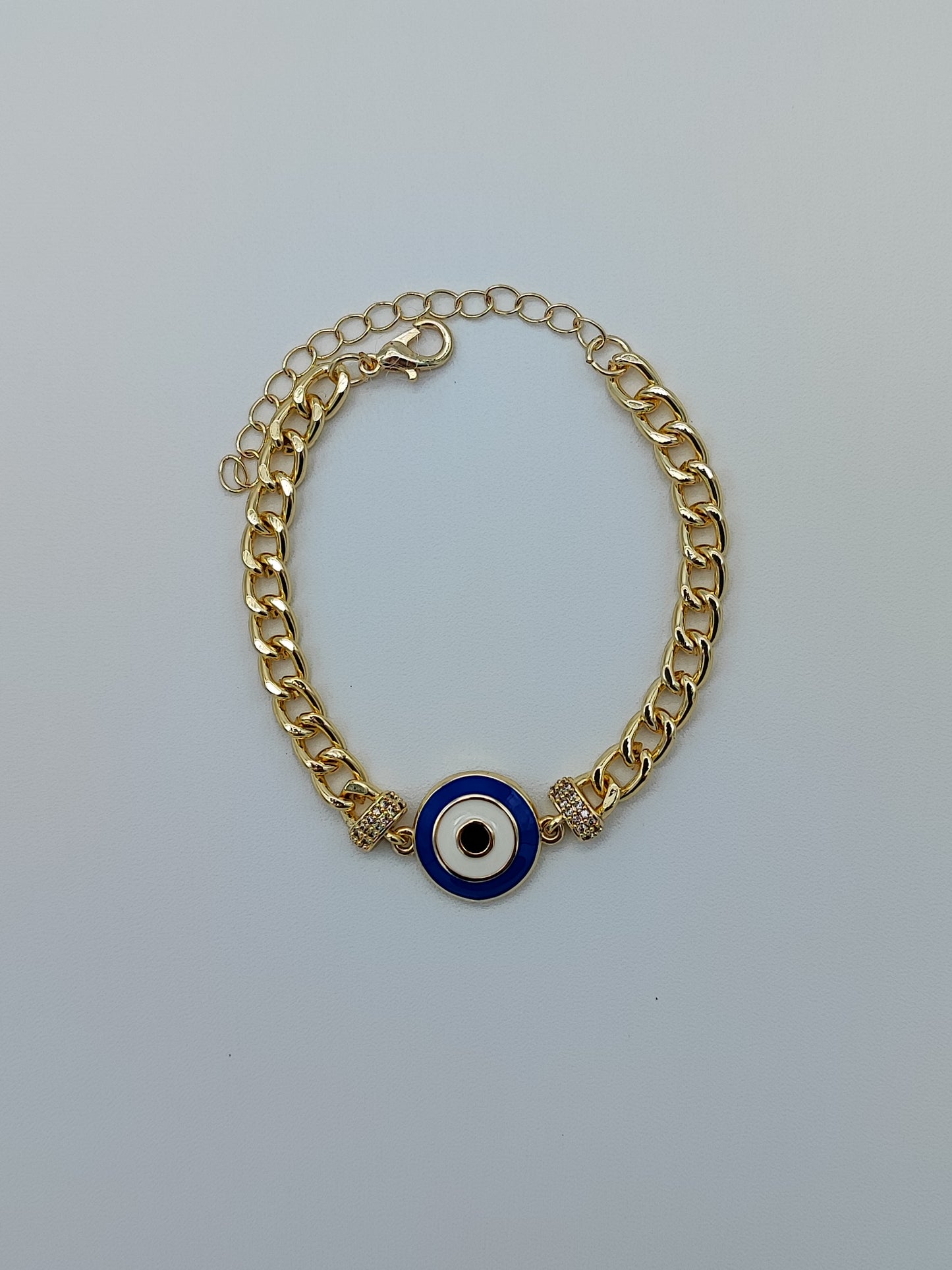 Pulsera con ojo azul marino