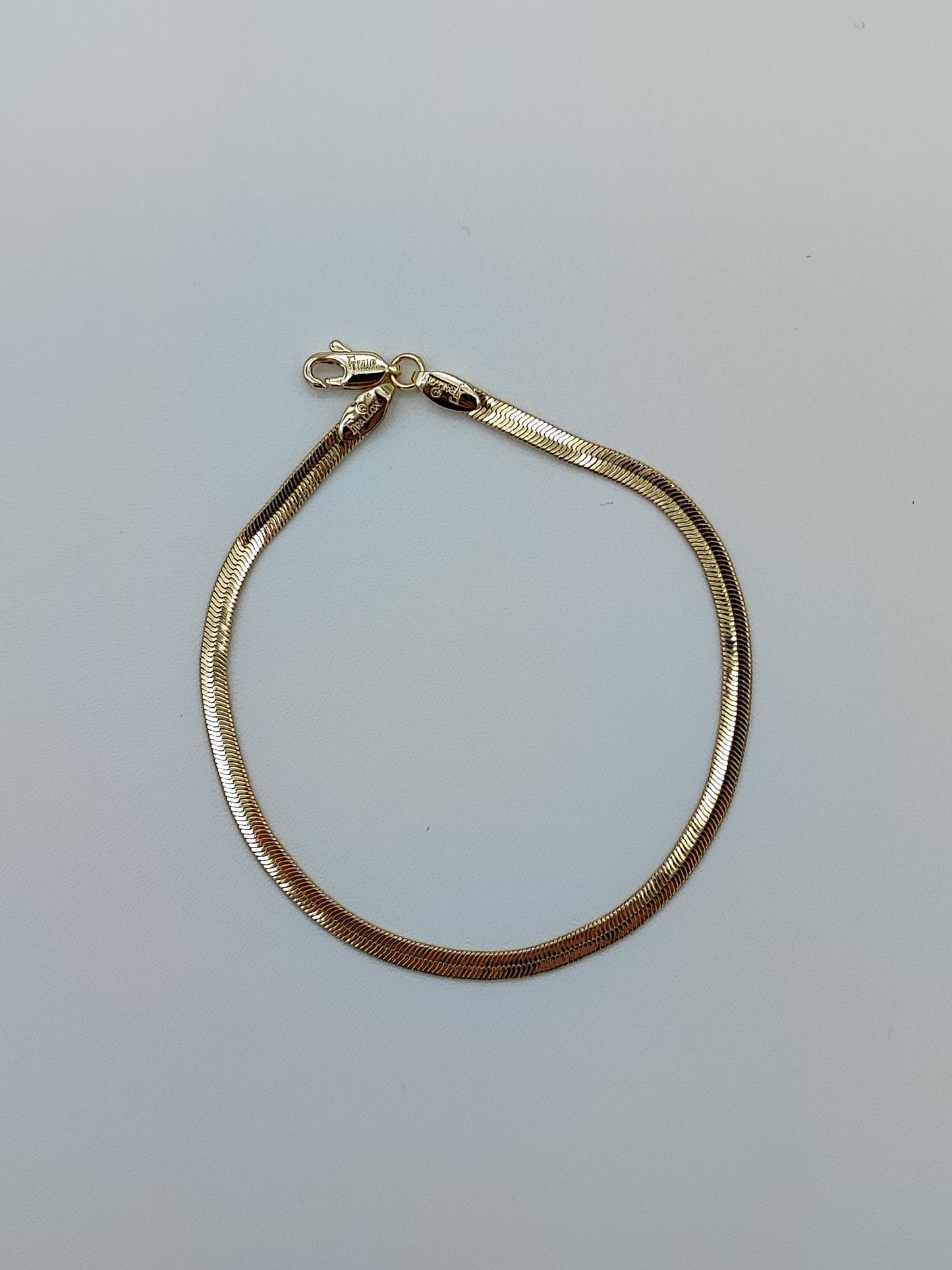 Pulsera cadena plana