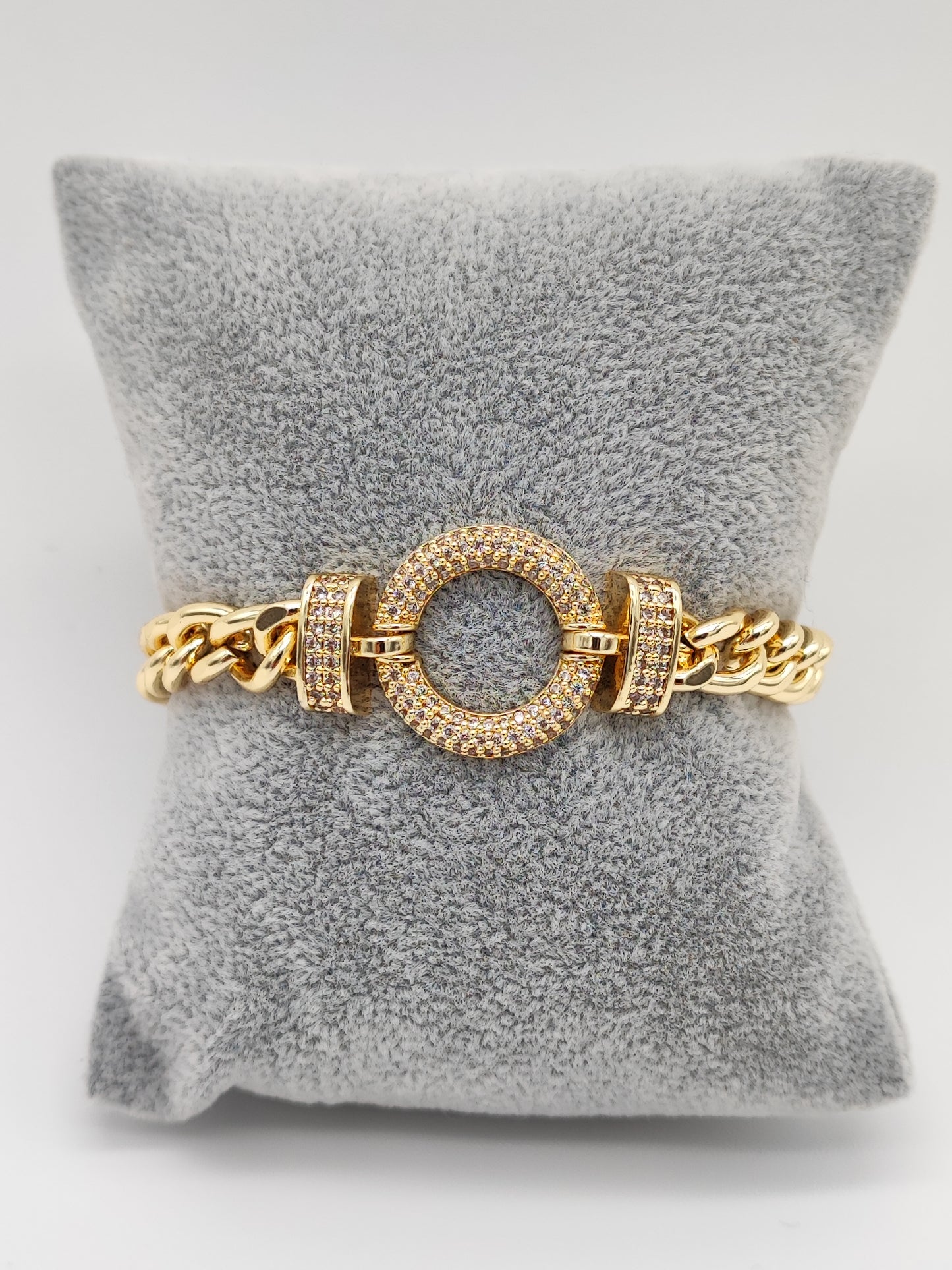 Pulsera cadena con circulo