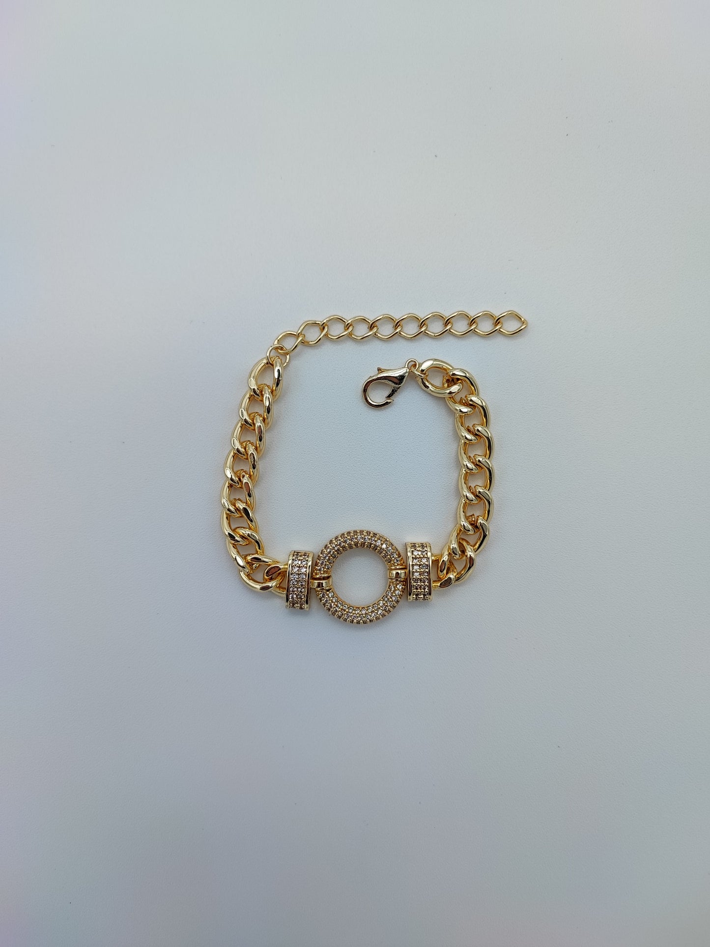 Pulsera cadena con circulo