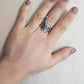 Anillo ajustable hoja - Love glam