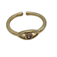 Anillo ajustable ojo con cristal
