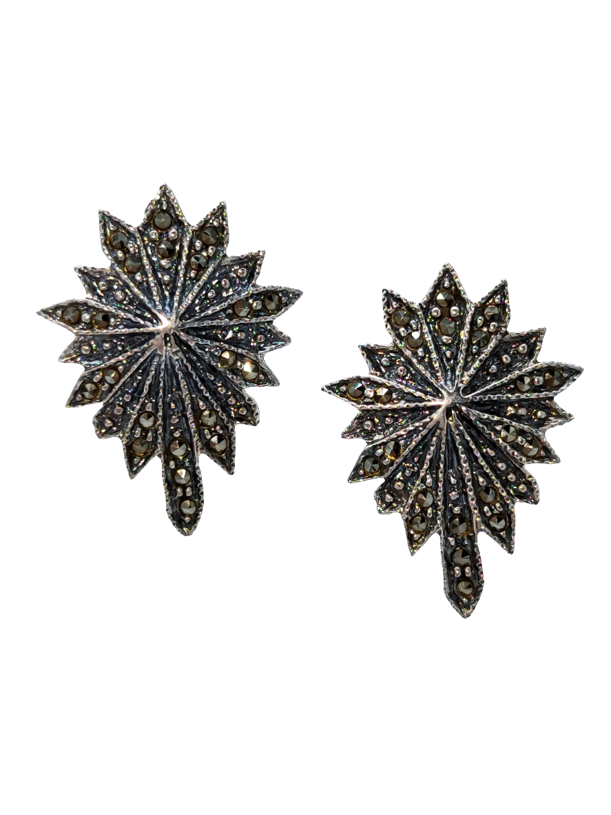 Aretes marquesita hoja