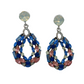 Aretes gotas con cristales