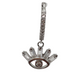 Aretes plata ojo con cristales