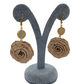 Aretes rosa beige