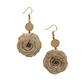 Aretes rosa beige
