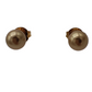 Aretes perlas doradas