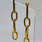 Aretes cadena con largo ajustable
