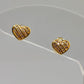 Aretes corazon con cristales