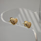 Aretes corazon con cristales