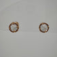 Broqueles circulo cristal