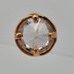 Broqueles circulo cristal