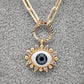 Collar con dije ojo