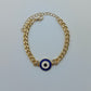 Pulsera con ojo azul marino