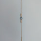 Pulsera aro azul y bolitas
