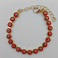 Pulsera ojos rojos