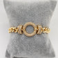 Pulsera cadena con circulo