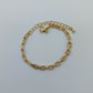 Pulsera cadena con cristales