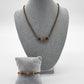 Juego collar y pulsera con piedras