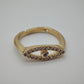 Anillo ajustable ojo cristales