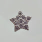 Broqueles estrellas plata con cristales